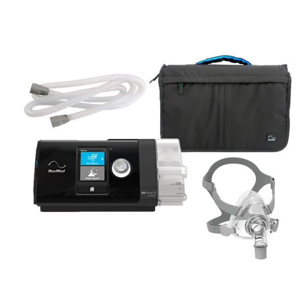 KIT CPAP Automático AirSense S10 Resmed + Máscara Facial F5A BMC