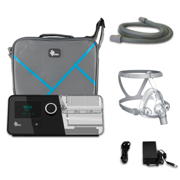 KIT CPAP Automático G3 + Máscara Facial F4 - BMC
