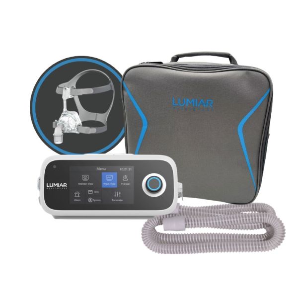 Kit CPAP AUTOMÁTICO R-20i LUMIAR + Máscara Nasal Mirage FX