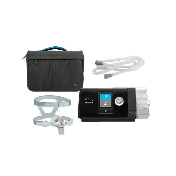 Kit CPAP Airsense Auto S10 Resmed+ Máscara Nasal iVolve N5 BMC