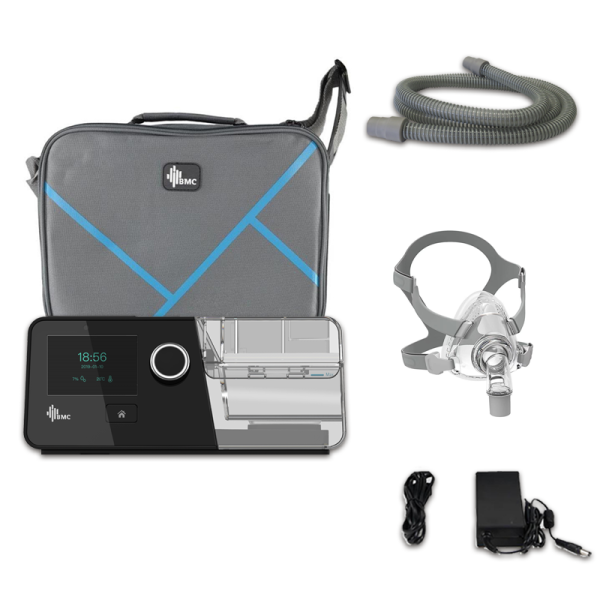 KIT CPAP Automático G3 + Máscara Facial F5A - BMC