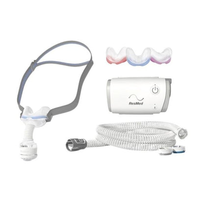 Kit CPAP Portátil Automático AirMini com Máscara Nasal N30 - Resmed