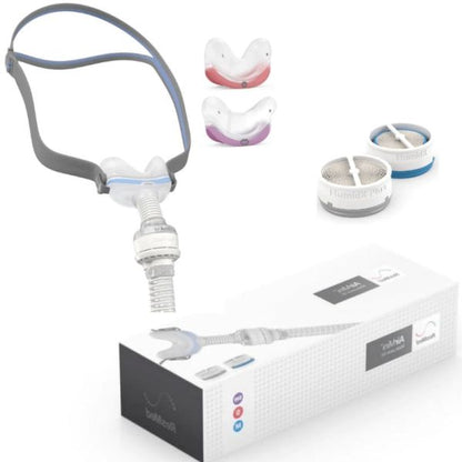 Kit CPAP Portátil Automático AirMini com Máscara Nasal N30 - Resmed