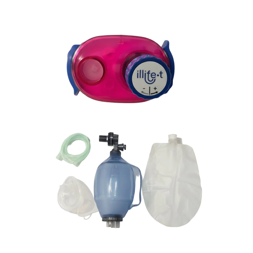 Kit Respiratório Illife-t + Ressuscitador Adulto