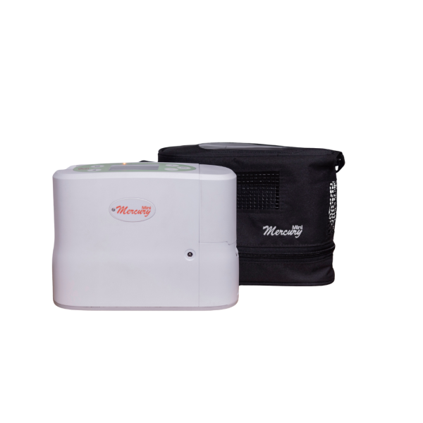 Concentrador de Oxigênio Portátil Mini Mercury 7 Pulsos