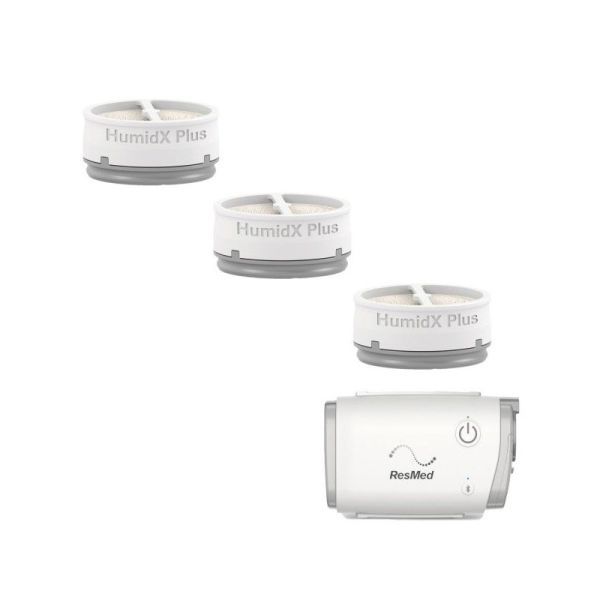 Umidificador HumidX Plus para CPAP AirMini Kit com 3 - ResMed