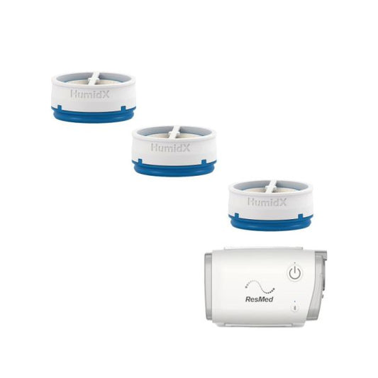 Umidificador HumidX para CPAP AirMini Kit com 3 - ResMed